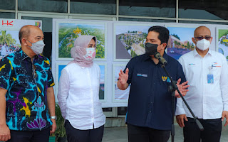 Erick Thohir :  Bakauheni Harbour  City Jadi Tumpuan Pariwisata Lampung, Pembangunannya Terus  Berlangsung