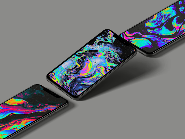 5 Beautiful colorful abstract wallpapers for iphone