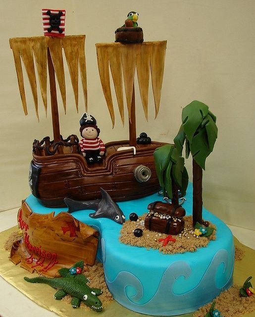 pirate birthday cakes