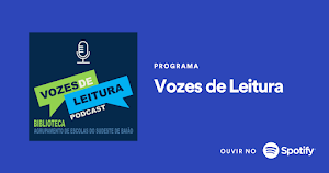 Cartão do Podcast Vozes de Leitura