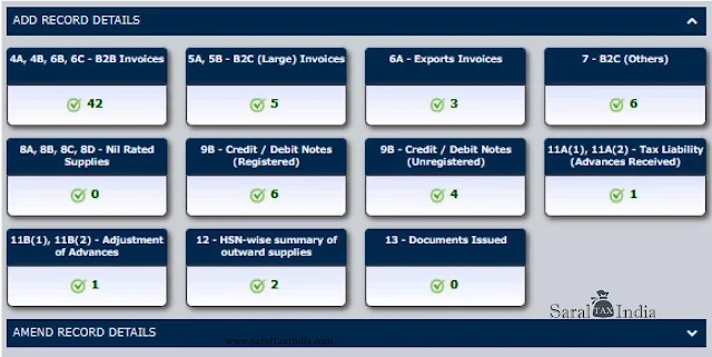 Improved version of GSTR-1/IFF on GST Portal