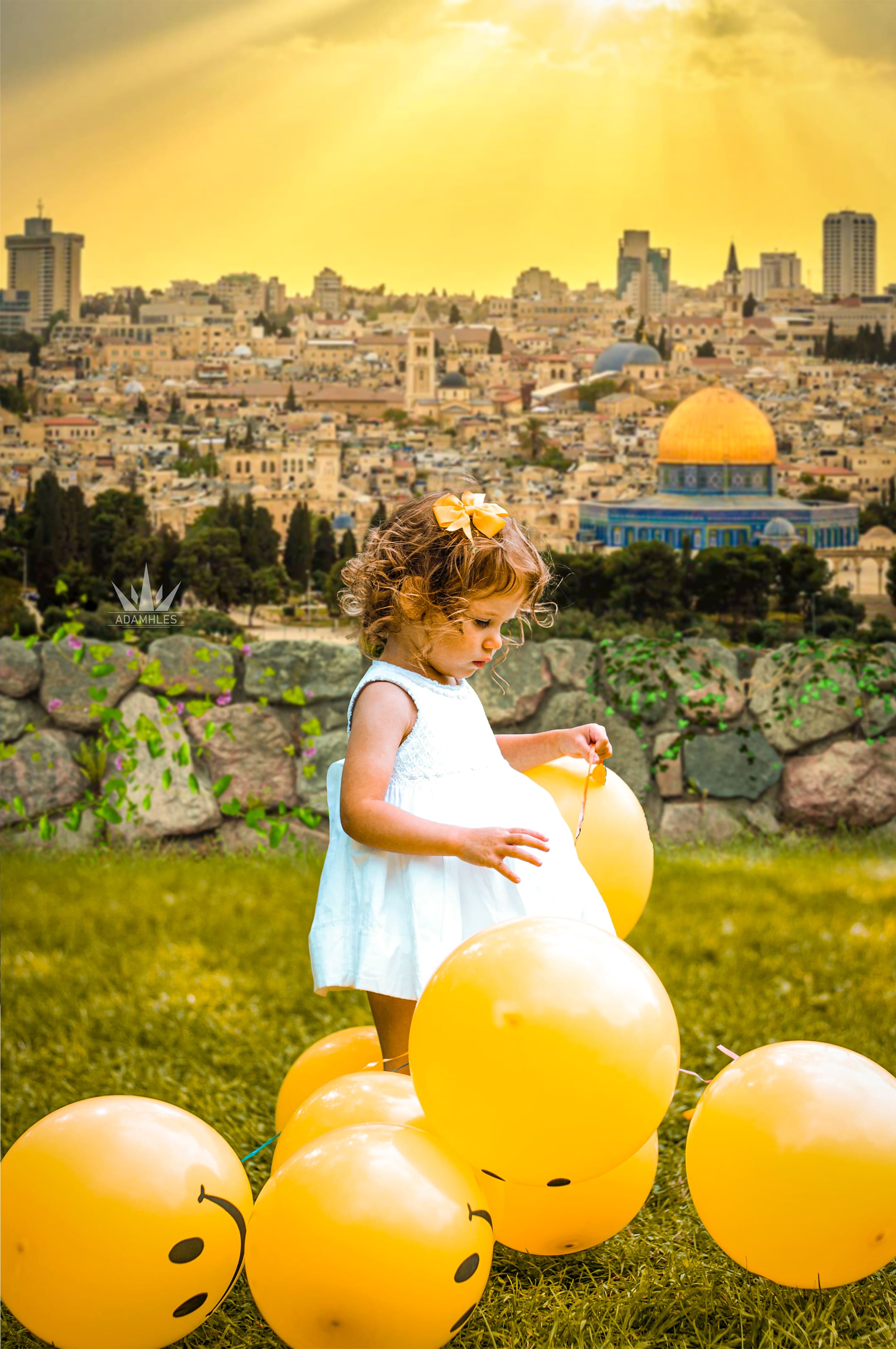 خلفية فخمة للقدس اجمل خلفيات اطفال القدس Jerusalem Children
