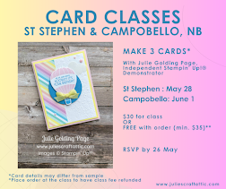 In Person Classes - St Stephen & Campobello
