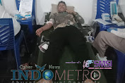 DPP-LASKAR RIAU BERSATU  Turut Aksi Donor Darah Sempena HUT Persit KCK ke-78 Koramil 03 Mandau