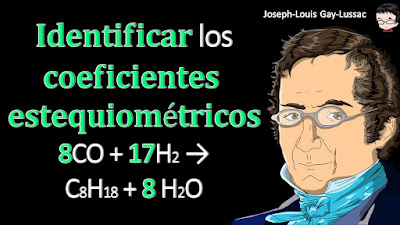 Identifique los números estequiométricos de las sustancias en la siguiente ecuación química balanceada 8 CO + 17 H2 → C8H18 + 8 H2O