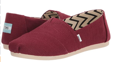 TOMS Women's Alpargata Recycled Cotton Canvas Loafer Flat