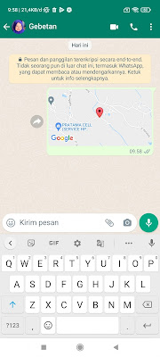 How to make a fake location on Whatsapp without App 5