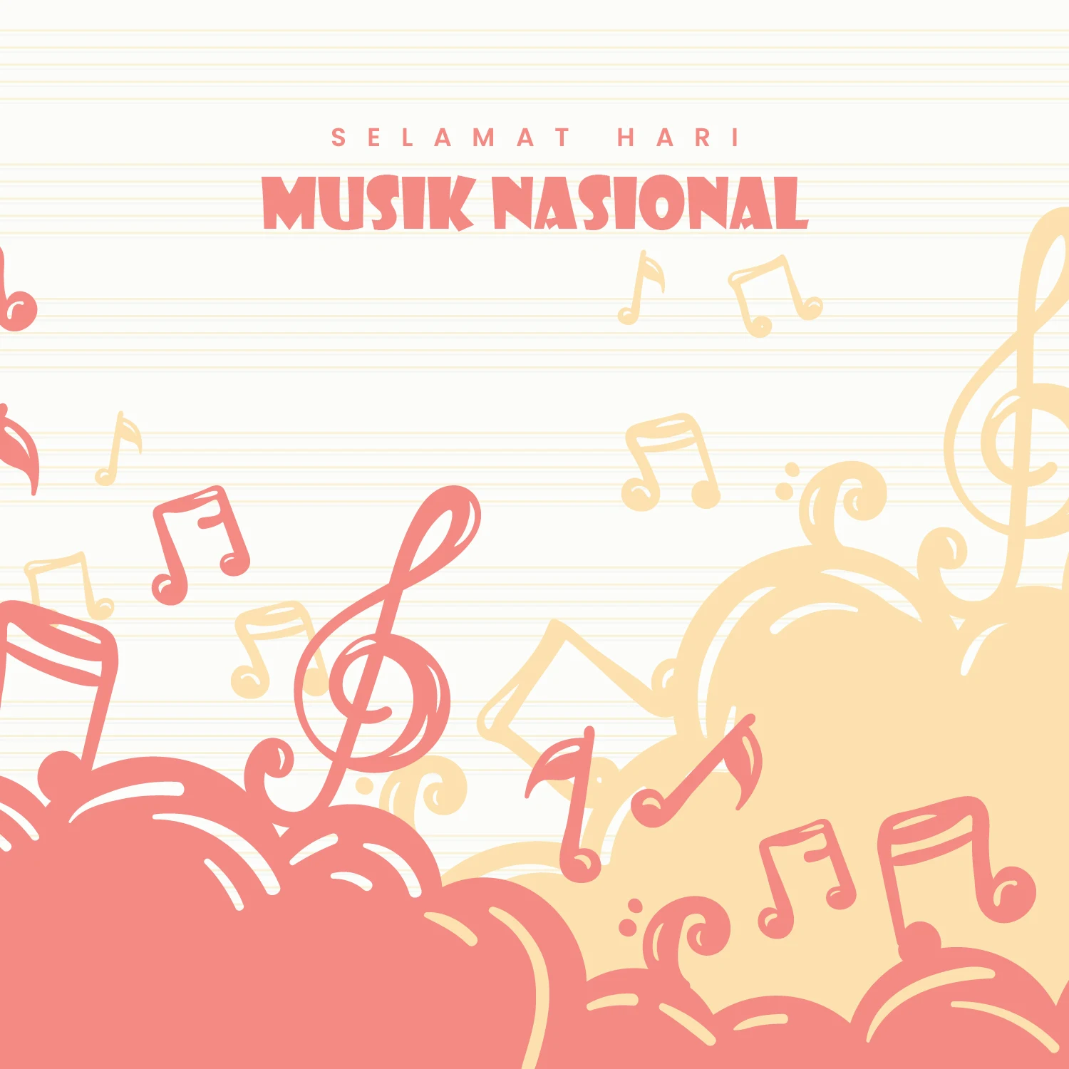 Kumpulan Poster Ucapan Selamat Hari Musik Nasional