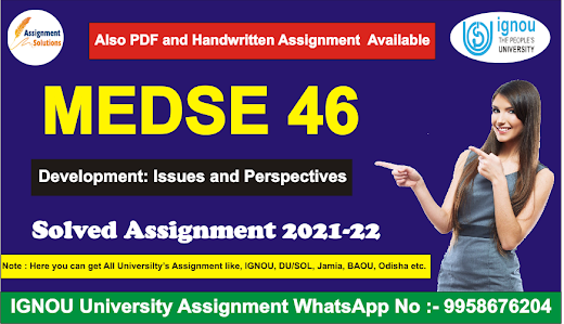 dnhe solved assignment 2021-22; medse46 ignou assignment 2021; mgse9 ignou assignment 2020-21; ignou mec assignment 2020-21 solved; medse46 ignou assignment question paper; ignou pgdupdl solved assignment; ignou ma economics assignment 2021-22; mec 101 solved assignment 2020