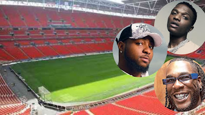 WANAIGERIA: Tunataka Davido,Wizkid na Burna wakaujaze uwanja wa WEMBLEY UK unaobeba watu elfu 90