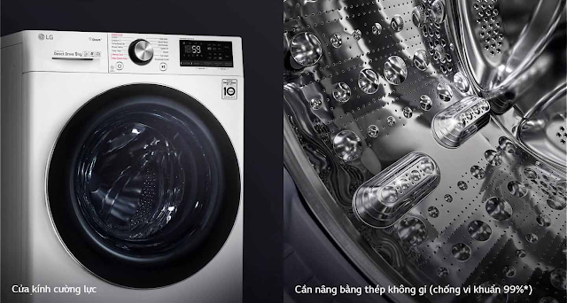 máy giặt lồng ngang LG