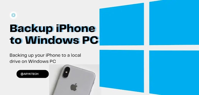 How to Backup iPhone to Windows PC