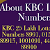 Jio KBC Lottery Numbers List