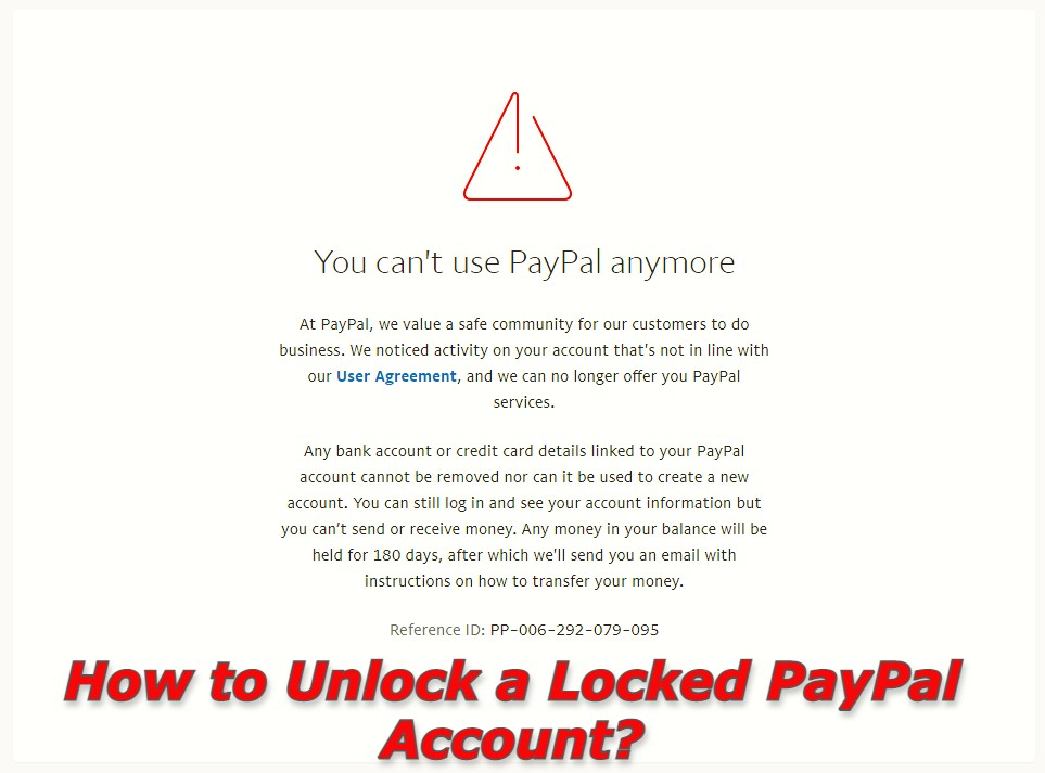 How to Unlock your PayPal account?