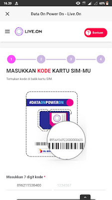 Masukkan Kode Kartu SIM-Mu