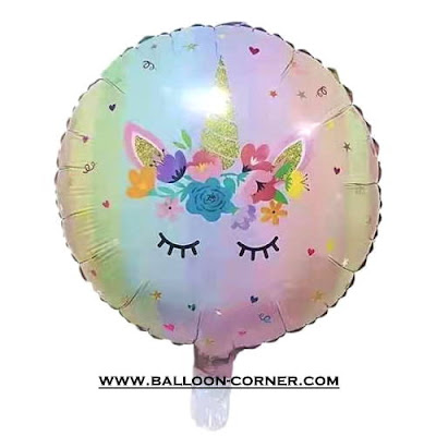 Balon Foil Bulat UNICORN