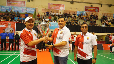 Turnamen Badminton Kapolda Aceh Cup Tahun 2023 Dimulai
