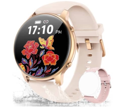 NiUFFiT 1.28 HD LCD Round Face Smart Watch