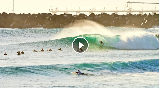 Surfing Clean Pumping Duranbah Beach Friday 17th December 2021