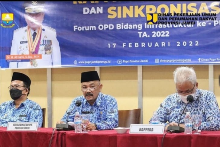 PUPR Provinsi Jambi Gelar Rakor dan Sinkronisasi Forum OPD Bidang Infratruktur/ AMPAR