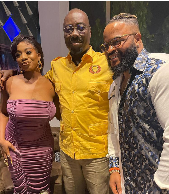 BBNaija: Whitemoney shares new photos with Obi Cubana and Angel Smith, says "tonight is about to get lit"