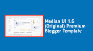 Median Ui Premium Blogger Template Free Download