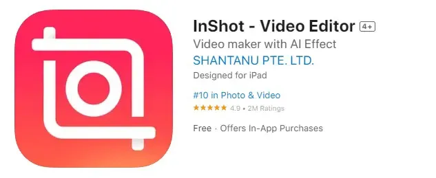 افضل برنامج كتابة على الفيديو بالعربي InShot