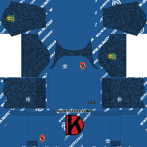 Al Ahly Kits 2022-2023 For African Champions League Goalkeeper Home - Dream League Soccer Kits