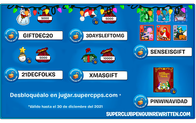 Descubrir 58+ imagen club penguin codigos del libro delos tesoros