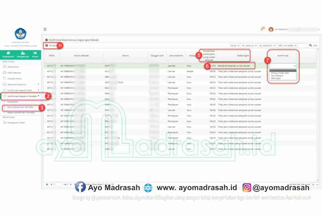 Cara Konfirmasi Data Kepsek dan Guru Pengisi SLB