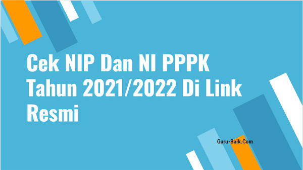 update cara cek NIP 2021 terbaru