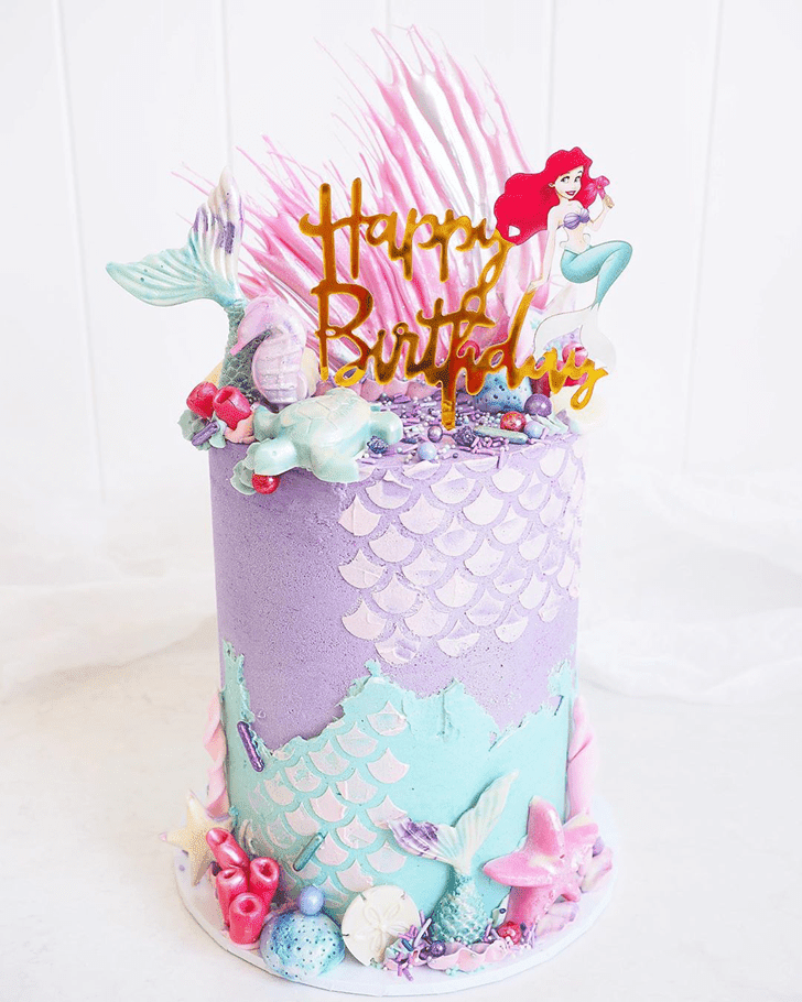 mermaid birthday cakes