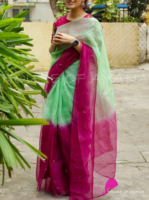 Organza Silk Sarees online Shopping