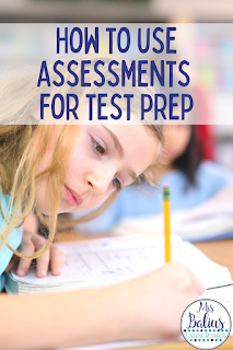 Using assessments for test prep is a great way to get your students prepared for your state math test.