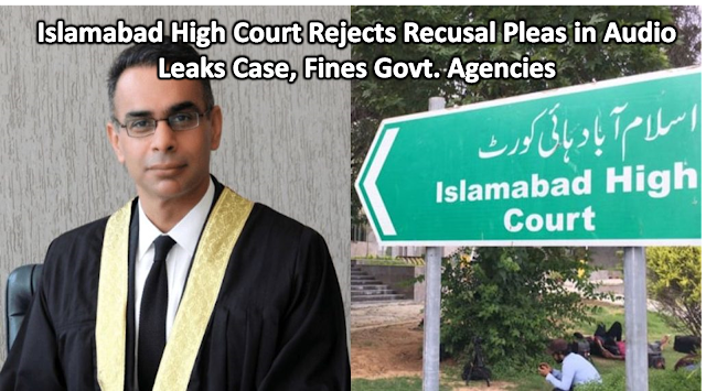 Justice Sattar Rejects Recusal Challenge, Presides Over Audio Leaks Case Pakistani Audience