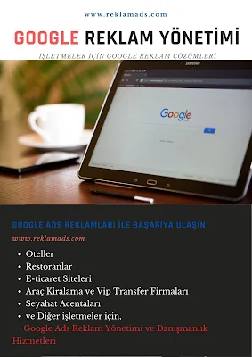 Google reklam Verme iletişim Google Ads e-ticaret reklam fiyatları google reklam ücretleri