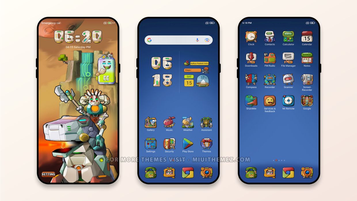 Prehistoric AI MIUI Theme