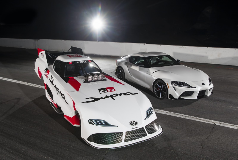 Toyota Unveils New Supra NHRA Funny Car