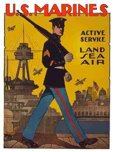 Marinir Amerika Serikat Menggunakan Poster Anime untuk Perekrutan