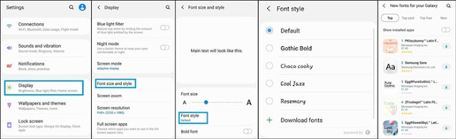 Cara Mengganti Font di Android