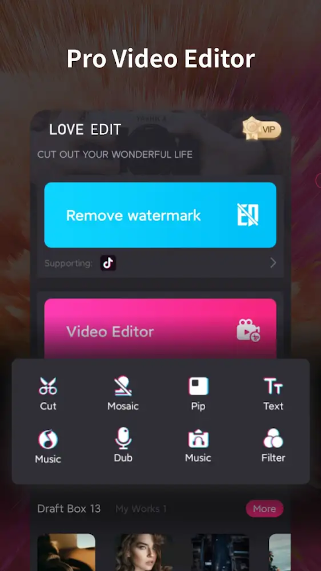 Video Editor & Maker - Love Edit 