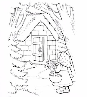 coloring pages Goldilocks and the Three Bears