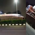 Air India plane gets stuck under a footbridge goes viral