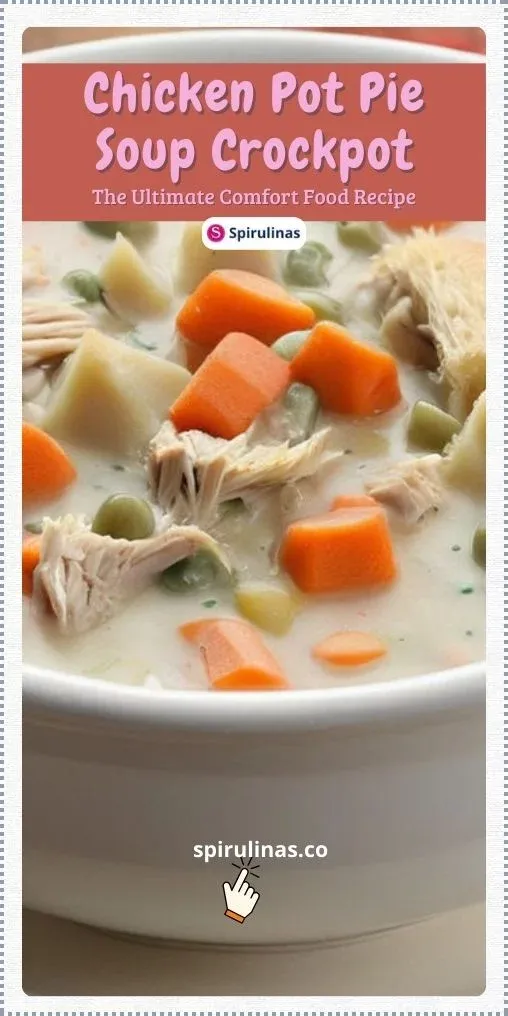 Chicken Pot Pie Soup Crockpot: The Ultimate Comfort Food Recipe