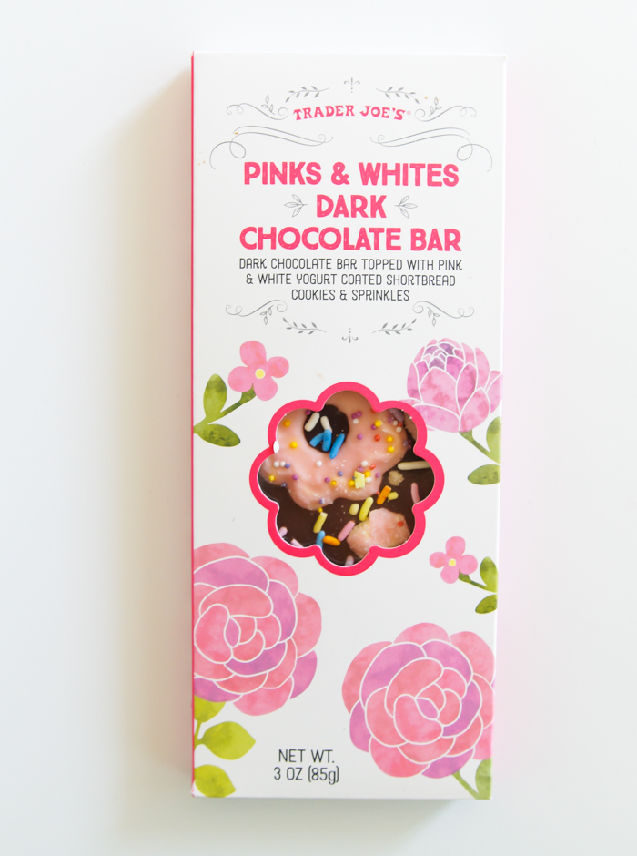 Trader Joe's Pinks & Whites Dark Chocolate Bar Review