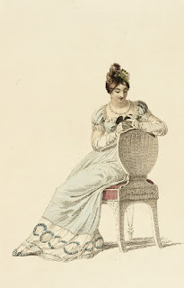 Fashion Plate, 'Evening Dress' for 'The Repository of Arts' Rudolph Ackermann (England, London, 1764-1834) England, early 19th century Prints; engravings Hand-colored engraving on paper