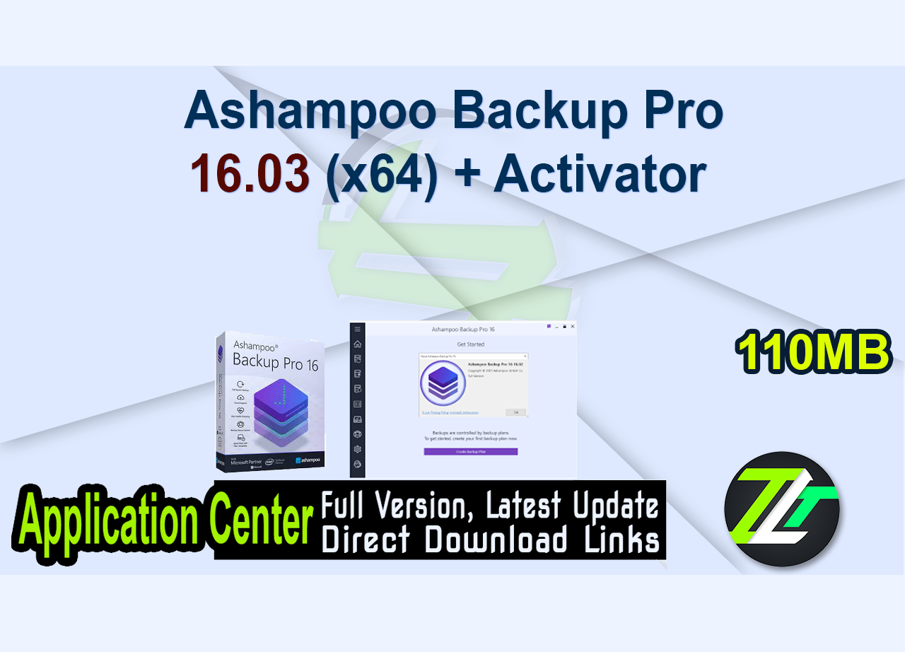 Ashampoo Backup Pro 16.03 (x64) + Activator