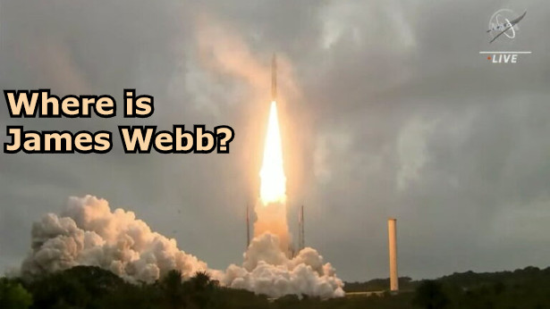 Where is Webb? - Ζωντανή ενημέρωση και πληροφορίες για την ιστορικής σημασίας εκτόξευση του τεράστιου τηλεσκοπίου