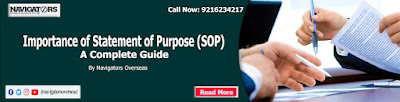 Importance of Statement of purpose (SOP) - Complete Guide by Navigators Overseas