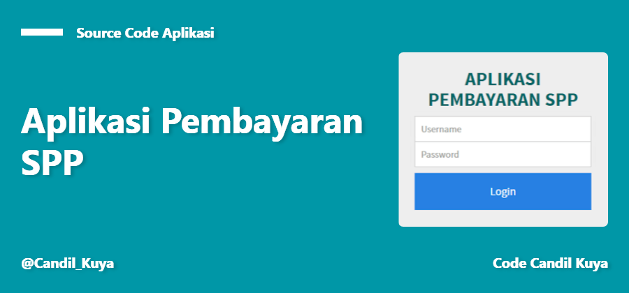 Source Code Aplikasi Pembayaran SPP Berbasis Web